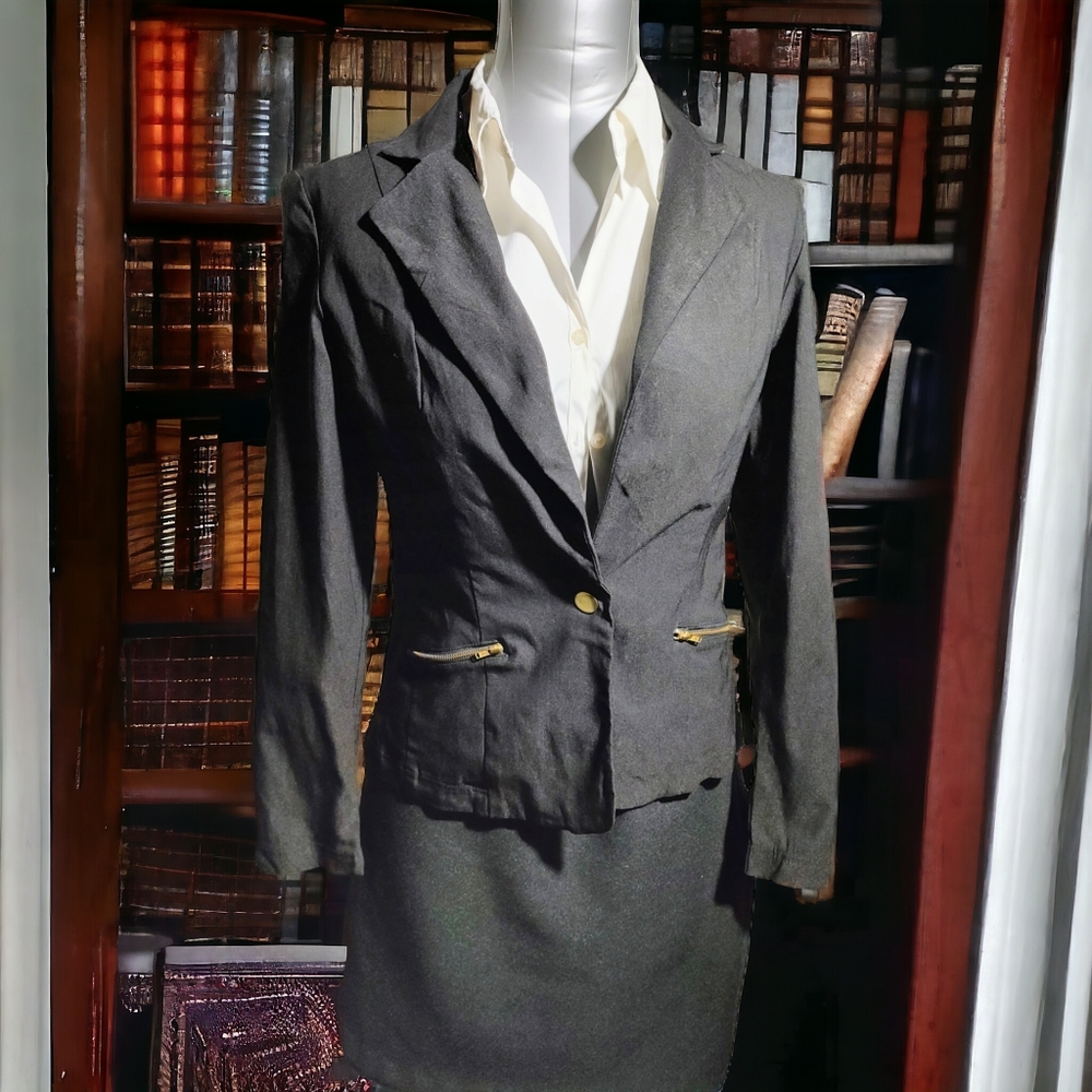 SOHO APPAREL LTD. | ♠️ Black Cropped Blazer Jacket | EUC ✨ size M